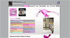 Desktop Screenshot of imprimerie-artrepro.com